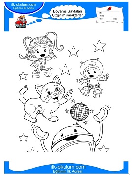 Çocuklar İçin Umizoomi Boyama Sayfaları 